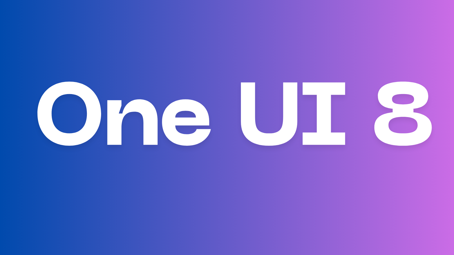 One UI 8