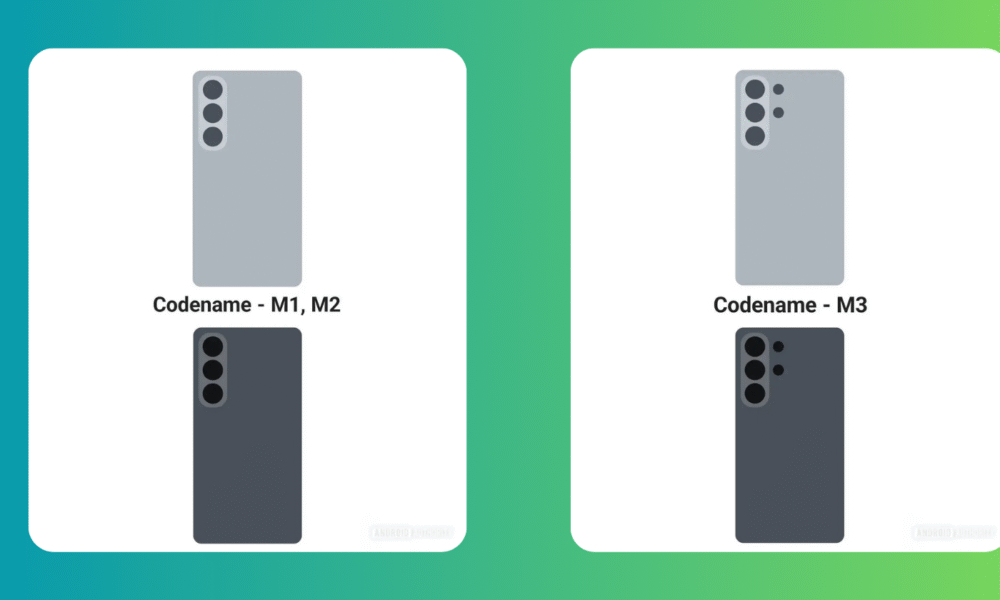 Samsung outed Galaxy S26 series designs